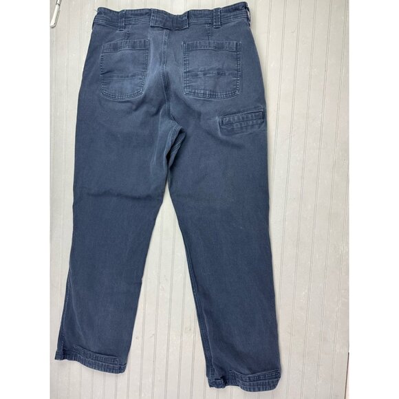 Duluth 36x32 Men Denim Pant Relaxed Fit (Actual Inseam 30.5) Blue Flex Fire Hose - Picture 4 of 4